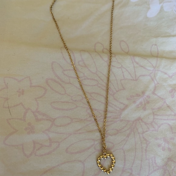 Gold heart fraisers jewelry choker - Picture 2 of 2